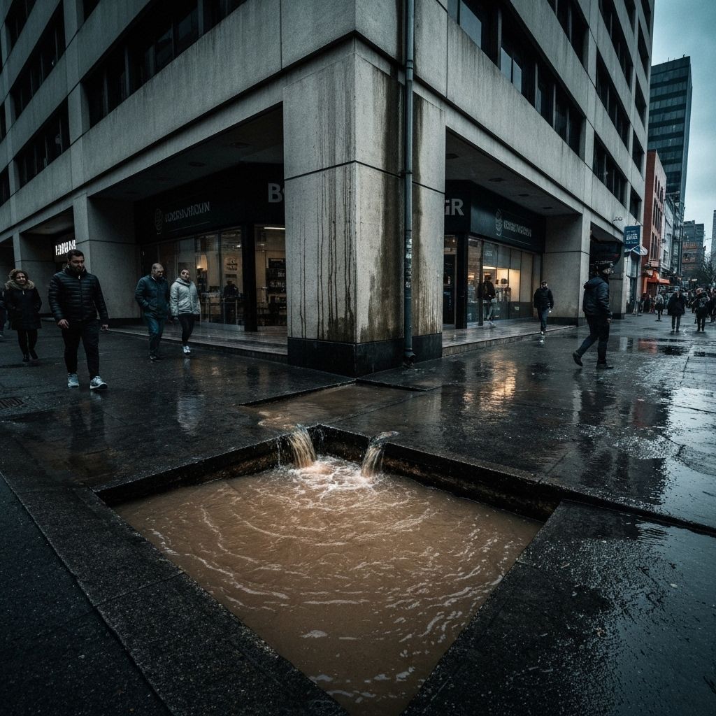 Burnaby Commercial Building Water Main - Before