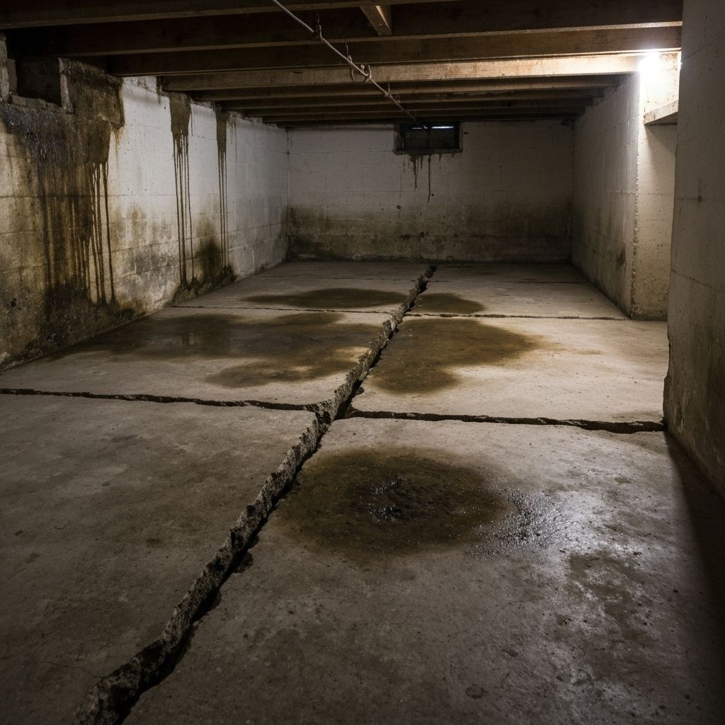 Vancouver Heritage Home Foundation Leak - Before